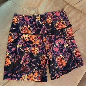 Constantly Varied Gear Purple and Orange Athletic Shorts